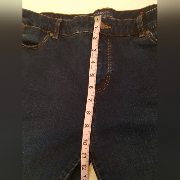 Talbots Simply Flattering Jegging Jeans Dark Blue Size 14 - Picture 14 of 16